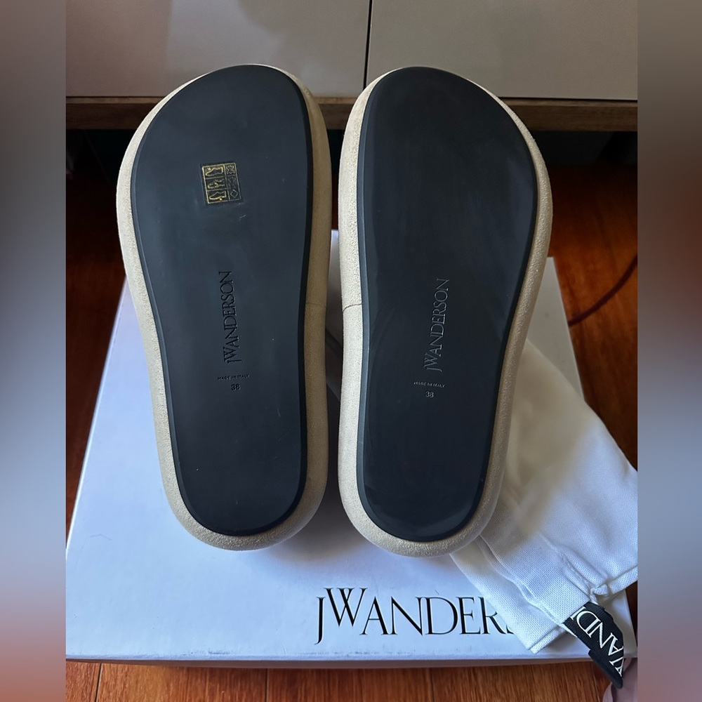 NWT $625 JW ANDERSON Bumper Platform Loafers Minimalist Design Size EU 38 US 8 - Picture 3 of 10